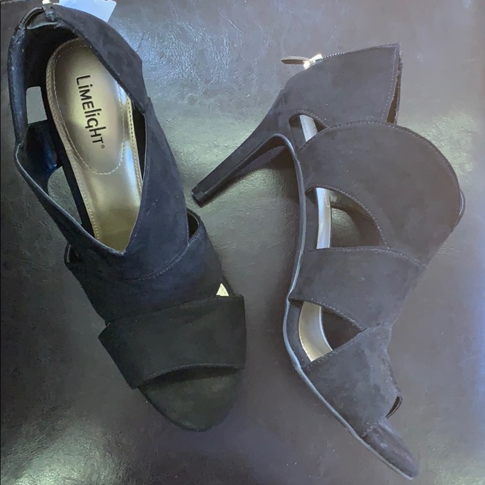 Limelight black heels size 9